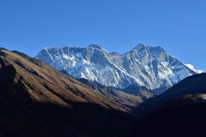 Blick zum Everest
