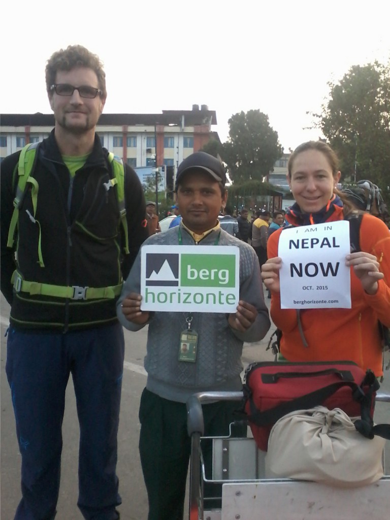  Nepal berghorizonte Gäste im Herbst 2015